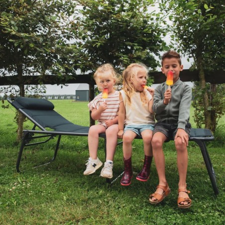 Travellife Campingliege Klappbar Barletta Relax Grau