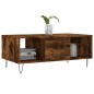 vidaXL Couchtisch Räuchereiche 90x50x36,5 cm Holzwerkstoff vidaXL Couchtisch Räuchereiche 90x50x36,5 cm Holzwerkstoff