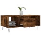 vidaXL Couchtisch Räuchereiche 90x50x36,5 cm Holzwerkstoff vidaXL Couchtisch Räuchereiche 90x50x36,5 cm Holzwerkstoff
