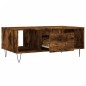 vidaXL Couchtisch Räuchereiche 90x50x36,5 cm Holzwerkstoff vidaXL Couchtisch Räuchereiche 90x50x36,5 cm Holzwerkstoff