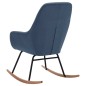 vidaXL Schaukelstuhl Blau Stoff vidaXL Schaukelstuhl Blau Stoff