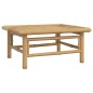 vidaXL 2-tlg. Garten-Lounge-Set Hellgraue Kissen Bambus vidaXL 2-tlg. Garten-Lounge-Set Hellgraue Kissen Bambus