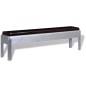 vidaXL Sitzbank im Retro-Industrie-Design Echtleder 160 x 32 x 45 cm vidaXL Sitzbank im Retro-Industrie-Design Echtleder 160 x 32 x 45 cm