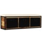 vidaXL Aufbewahrungsbank 3 Schubladen Mangoholz Massiv 120x30x40 cm vidaXL Aufbewahrungsbank 3 Schubladen Mangoholz Massiv 120x30x40 cm