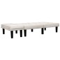 vidaXL 2-Sitzer-Sofa Creme Stoff vidaXL 2-Sitzer-Sofa Creme Stoff