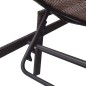 vidaXL Sonnenliege mit Auflage Poly Rattan Braun vidaXL Sonnenliege mit Auflage Poly Rattan Braun