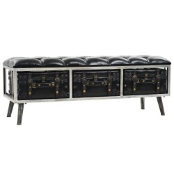 vidaXL Aufbewahrungsbank MDF und Kunstleder 120 x 41 x 46,5 cm