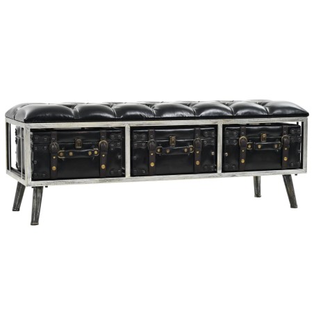 vidaXL Aufbewahrungsbank MDF und Kunstleder 120 x 41 x 46,5 cm