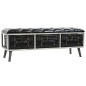 vidaXL Aufbewahrungsbank MDF und Kunstleder 120 x 41 x 46,5 cm vidaXL Aufbewahrungsbank MDF und Kunstleder 120 x 41 x 46,5 cm