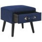 vidaXL Nachttisch Blau 40 x 35 x 40 Samt vidaXL Nachttisch Blau 40 x 35 x 40 Samt