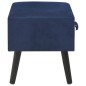 vidaXL Nachttisch Blau 40 x 35 x 40 Samt vidaXL Nachttisch Blau 40 x 35 x 40 Samt