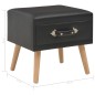 vidaXL Nachttisch Schwarz 40 x 35 x 40 Kunstleder vidaXL Nachttisch Schwarz 40 x 35 x 40 Kunstleder