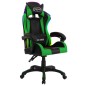 vidaXL Gaming-Stuhl mit RGB LED-Leuchten Grün und Schwarz Kunstleder vidaXL Gaming-Stuhl mit RGB LED-Leuchten Grün und Schwarz Kunstleder