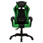 vidaXL Gaming-Stuhl mit RGB LED-Leuchten Grün und Schwarz Kunstleder vidaXL Gaming-Stuhl mit RGB LED-Leuchten Grün und Schwarz Kunstleder