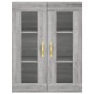 vidaXL Highboard Grau Sonoma 69,5x34x180 cm Holzwerkstoff vidaXL Highboard Grau Sonoma 69,5x34x180 cm Holzwerkstoff