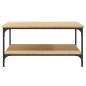 vidaXL Couchtisch Sonoma-Eiche 80x80x40 cm Holzwerkstoff vidaXL Couchtisch Sonoma-Eiche 80x80x40 cm Holzwerkstoff