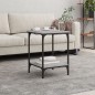 vidaXL Couchtisch Grau Sonoma 40x40x55 cm Holzwerkstoff vidaXL Couchtisch Grau Sonoma 40x40x55 cm Holzwerkstoff