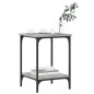 vidaXL Couchtisch Grau Sonoma 40x40x55 cm Holzwerkstoff vidaXL Couchtisch Grau Sonoma 40x40x55 cm Holzwerkstoff