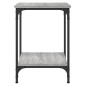 vidaXL Couchtisch Grau Sonoma 40x40x55 cm Holzwerkstoff vidaXL Couchtisch Grau Sonoma 40x40x55 cm Holzwerkstoff