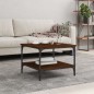 vidaXL Couchtisch Braun Eichen-Optik 55x55x40 cm Holzwerkstoff vidaXL Couchtisch Braun Eichen-Optik 55x55x40 cm Holzwerkstoff