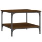 vidaXL Couchtisch Braun Eichen-Optik 55x55x40 cm Holzwerkstoff vidaXL Couchtisch Braun Eichen-Optik 55x55x40 cm Holzwerkstoff