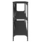 vidaXL Konsolentisch Schwarz 200x30x75 cm Holzwerkstoff und Eisen vidaXL Konsolentisch Schwarz 200x30x75 cm Holzwerkstoff und Eisen