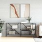 vidaXL Konsolentisch Grau Sonoma 160x30x75 cm Holzwerkstoff und Eisen vidaXL Konsolentisch Grau Sonoma 160x30x75 cm Holzwerkstoff und Eisen