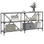vidaXL Konsolentisch Grau Sonoma 160x30x75 cm Holzwerkstoff und Eisen vidaXL Konsolentisch Grau Sonoma 160x30x75 cm Holzwerkstoff und Eisen