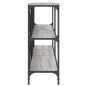 vidaXL Konsolentisch Grau Sonoma 160x30x75 cm Holzwerkstoff und Eisen vidaXL Konsolentisch Grau Sonoma 160x30x75 cm Holzwerkstoff und Eisen