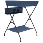 vidaXL Wickeltisch Marineblau Eisen vidaXL Wickeltisch Marineblau Eisen