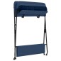 vidaXL Wickeltisch Marineblau Eisen vidaXL Wickeltisch Marineblau Eisen