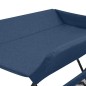 vidaXL Wickeltisch Marineblau Eisen vidaXL Wickeltisch Marineblau Eisen