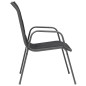 vidaXL Gartensessel 6 Stk. Schwarz vidaXL Gartensessel 6 Stk. Schwarz