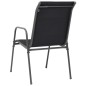 vidaXL Gartensessel 6 Stk. Schwarz vidaXL Gartensessel 6 Stk. Schwarz