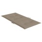 vidaXL Gartenstuhlauflagen für Niedriglehner 4 Stk. Taupe 100x50x3 cm vidaXL Gartenstuhlauflagen für Niedriglehner 4 Stk. Taupe 100x50x3 cm