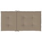 vidaXL Gartenstuhlauflagen für Niedriglehner 4 Stk. Taupe 100x50x3 cm vidaXL Gartenstuhlauflagen für Niedriglehner 4 Stk. Taupe 100x50x3 cm