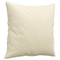 vidaXL 2-Sitzer-Sofa mit Zierkissen Creme 120 cm Kunstleder vidaXL 2-Sitzer-Sofa mit Zierkissen Creme 120 cm Kunstleder