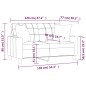 vidaXL 2-Sitzer-Sofa mit Zierkissen Grau 120 cm Kunstleder vidaXL 2-Sitzer-Sofa mit Zierkissen Grau 120 cm Kunstleder