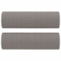 vidaXL 2-Sitzer-Sofa mit Zierkissen Taupe 140 cm Stoff vidaXL 2-Sitzer-Sofa mit Zierkissen Taupe 140 cm Stoff