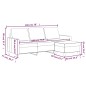 vidaXL 3-Sitzer-Sofa mit Hocker Weinrot 180 cm Kunstleder vidaXL 3-Sitzer-Sofa mit Hocker Weinrot 180 cm Kunstleder