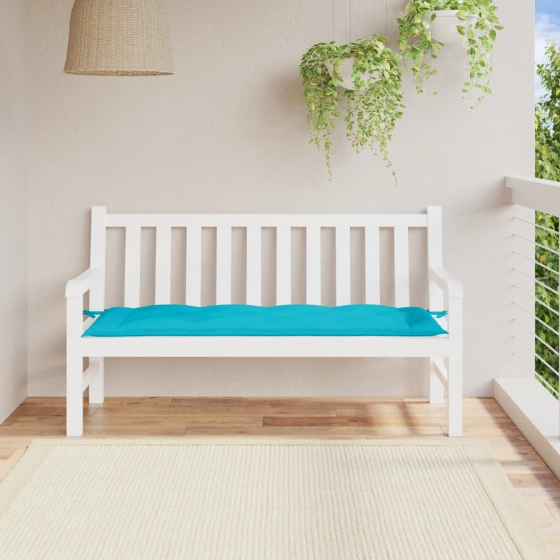 vidaXL Gartenbank-Auflage Türkis 150x50x7 cm Oxford-Gewebe vidaXL Gartenbank-Auflage Türkis 150x50x7 cm Oxford-Gewebe