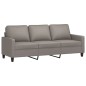 vidaXL 3-Sitzer-Sofa mit Hocker Taupe 180 cm Stoff vidaXL 3-Sitzer-Sofa mit Hocker Taupe 180 cm Stoff