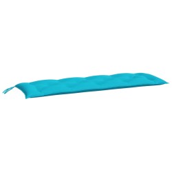 vidaXL Gartenbank-Auflage Türkis 150x50x7 cm Oxford-Gewebe