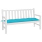 vidaXL Gartenbank-Auflage Türkis 150x50x7 cm Oxford-Gewebe vidaXL Gartenbank-Auflage Türkis 150x50x7 cm Oxford-Gewebe