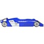 vidaXL Kinder Rennwagen-Bett 90x200 cm Blau vidaXL Kinder Rennwagen-Bett 90x200 cm Blau