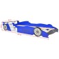 vidaXL Kinder Rennwagen-Bett 90x200 cm Blau vidaXL Kinder Rennwagen-Bett 90x200 cm Blau
