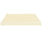 vidaXL Gelenkarmmarkise 600 cm Cremeweiß vidaXL Gelenkarmmarkise 600 cm Cremeweiß