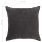 vidaXL Kissen Baumwollsamt 2 Stk. 45×45 cm Anthrazit vidaXL Kissen Baumwollsamt 2 Stk. 45×45 cm Anthrazit