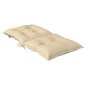vidaXL Gartenstuhlauflagen für Niedriglehner 4 Stk. Beige 100x50x7 cm vidaXL Gartenstuhlauflagen für Niedriglehner 4 Stk. Beige 100x50x7 cm