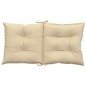 vidaXL Gartenstuhlauflagen für Niedriglehner 4 Stk. Beige 100x50x7 cm vidaXL Gartenstuhlauflagen für Niedriglehner 4 Stk. Beige 100x50x7 cm
